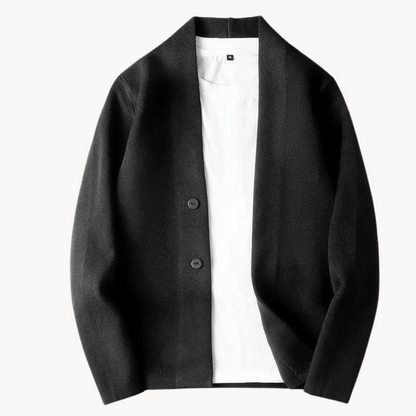 Men's Shawl Collar Cardigan | Long Sleeve