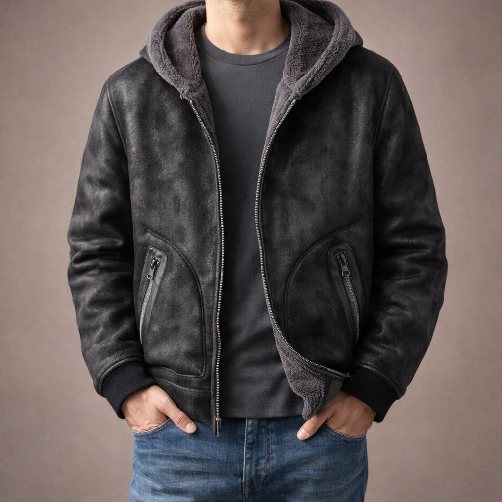 Men's Hooded Bomber | Zip Up