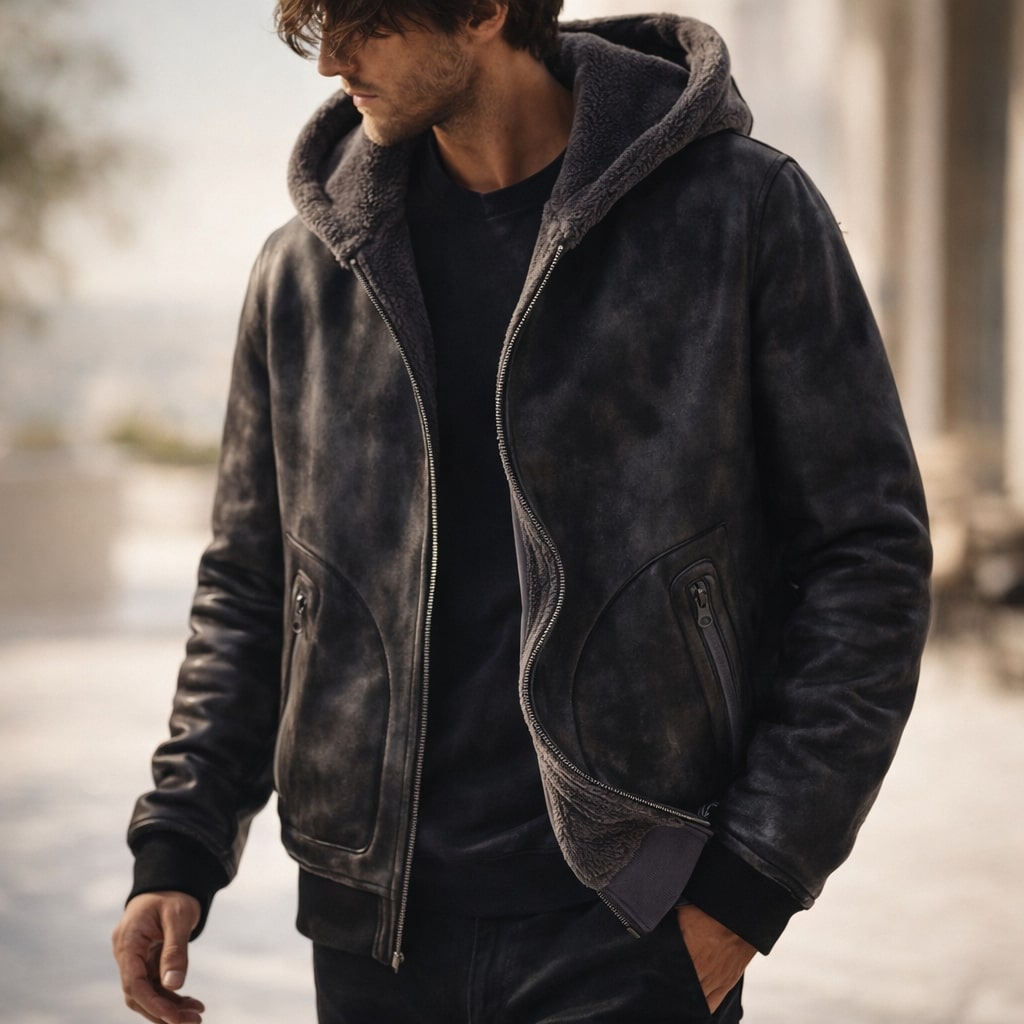 Men's Hooded Bomber | Zip Up