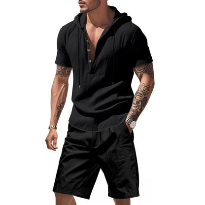 Men's Short Set Hoodie | Hooded