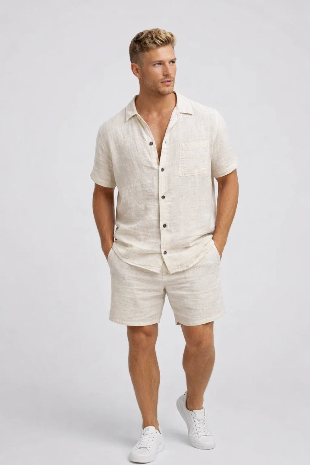 Men's Camp Collar Shirt | Short Sleeve