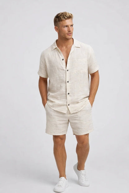 Men's Camp Collar Shirt | Short Sleeve