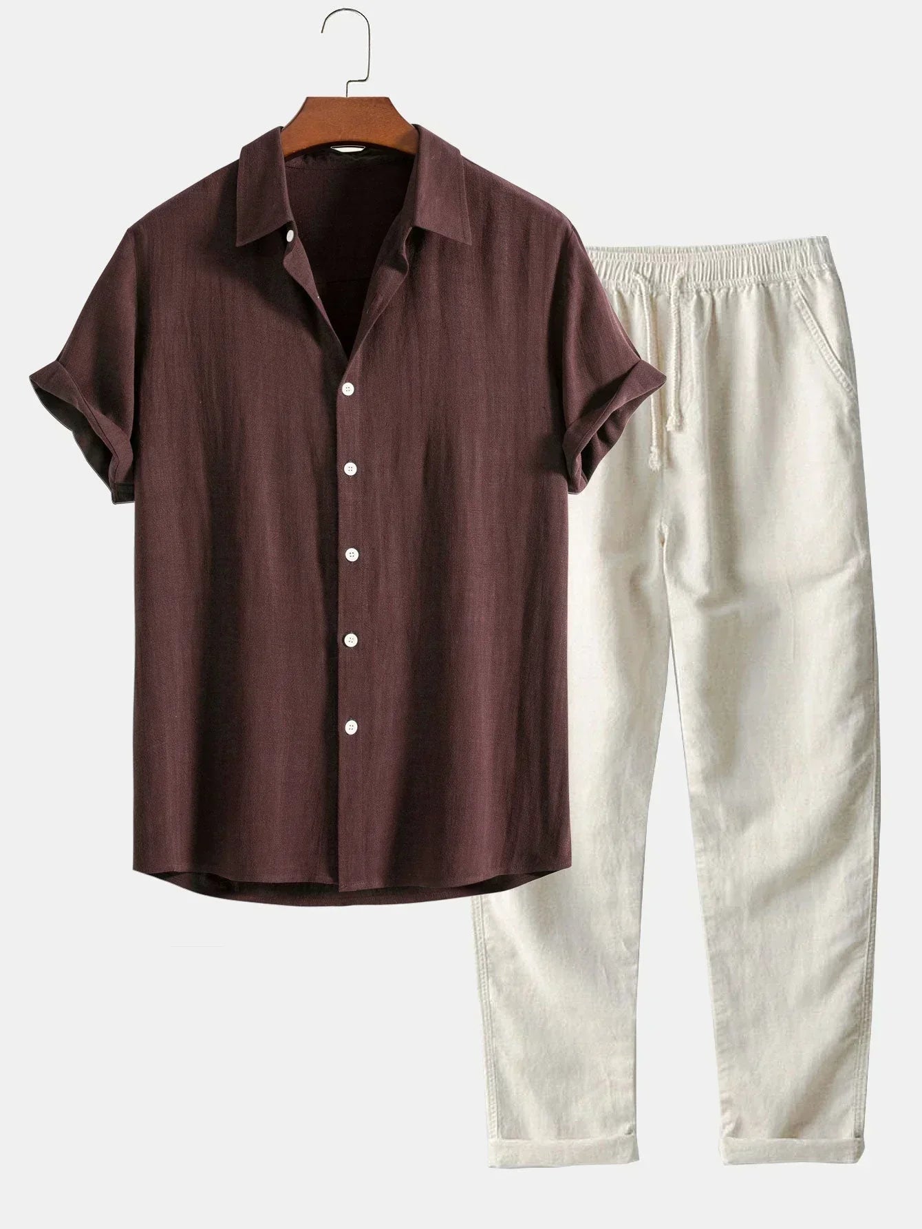 Men's Short Sleeve Shirt | Cuban Collar
