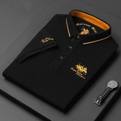 Men's Tipped Polo Shirt | Long Sleeve