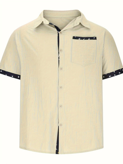 Men's Short Sleeve Beach Shirt | Camp Collar