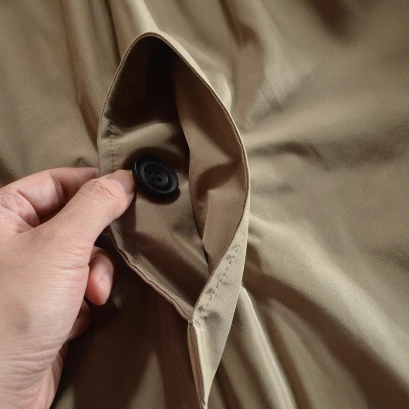 Men's Single-Breasted Mac Coat | Waterproof