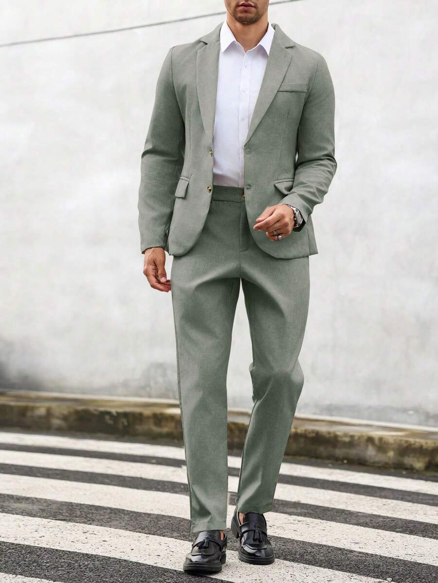 Men's Slim Fit Two Piece Suit | Notch Lapel