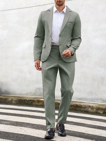 Men's Slim Fit Two Piece Suit | Notch Lapel