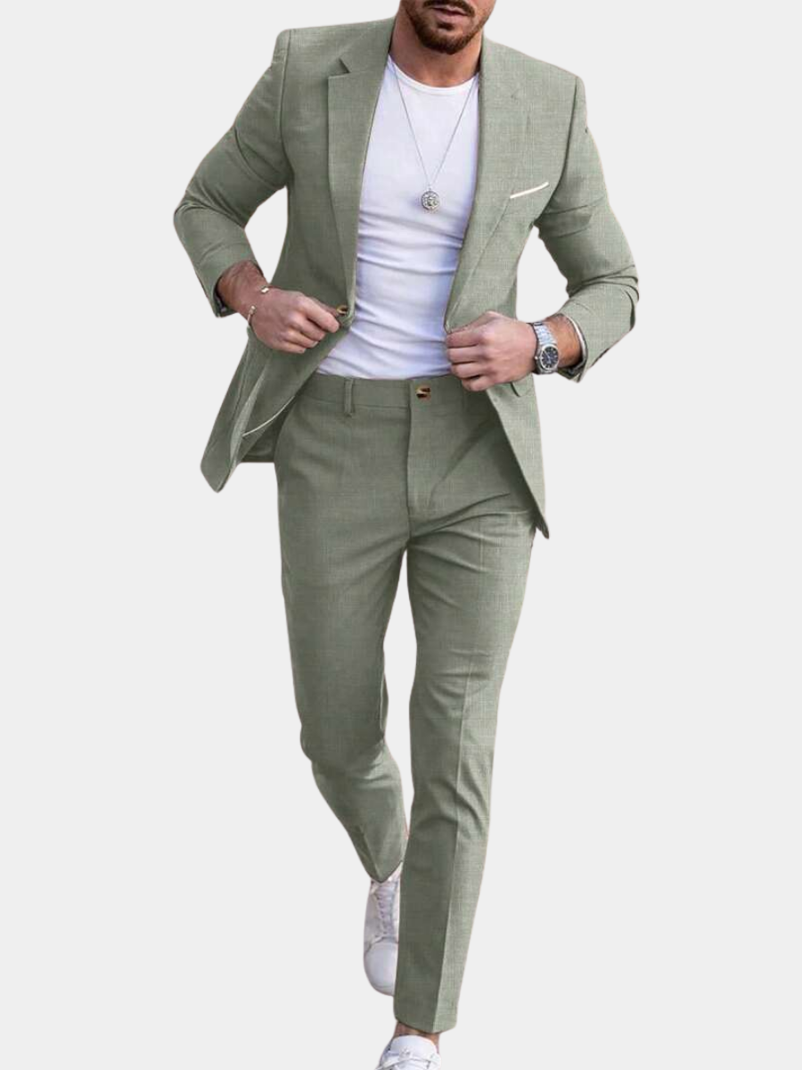 Men's Slim Fit Two Piece Suit | Notch Lapel