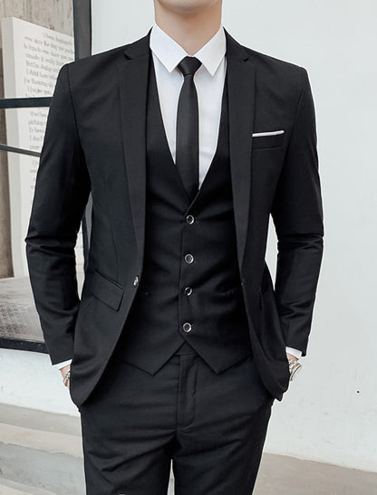 Men's Slim Fit Three Piece Suit | Wedding