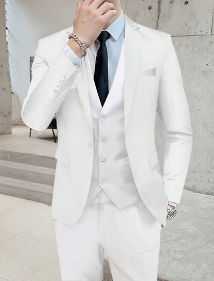Men's Slim Fit Three Piece Suit | Wedding