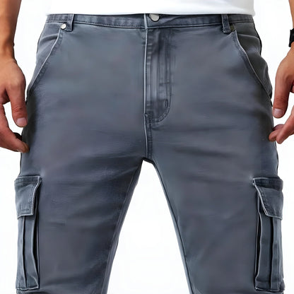 Men's Skinny Cargo Jeans | Slim Fit
