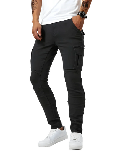 Men's Skinny Cargo Jeans | Slim Fit