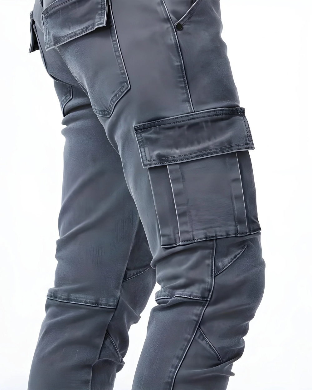 Men's Skinny Cargo Jeans | Slim Fit