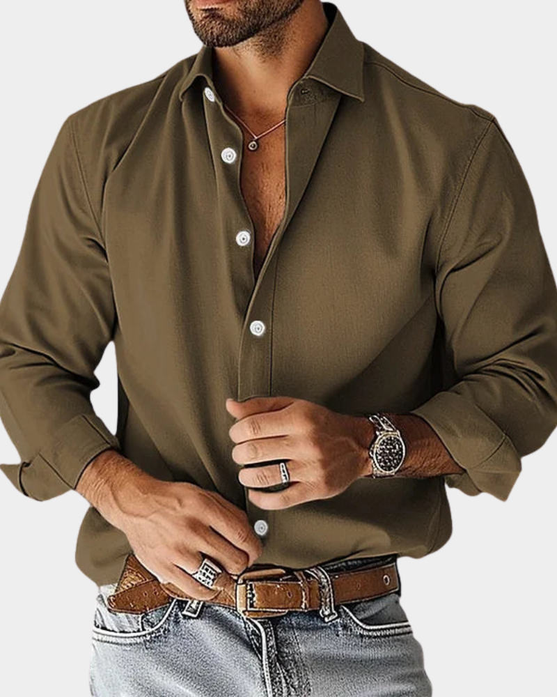 Men's Long Sleeve Shirt | Button Up