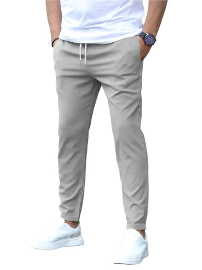 Men's Work Chino Trousers | Drawstring Waist