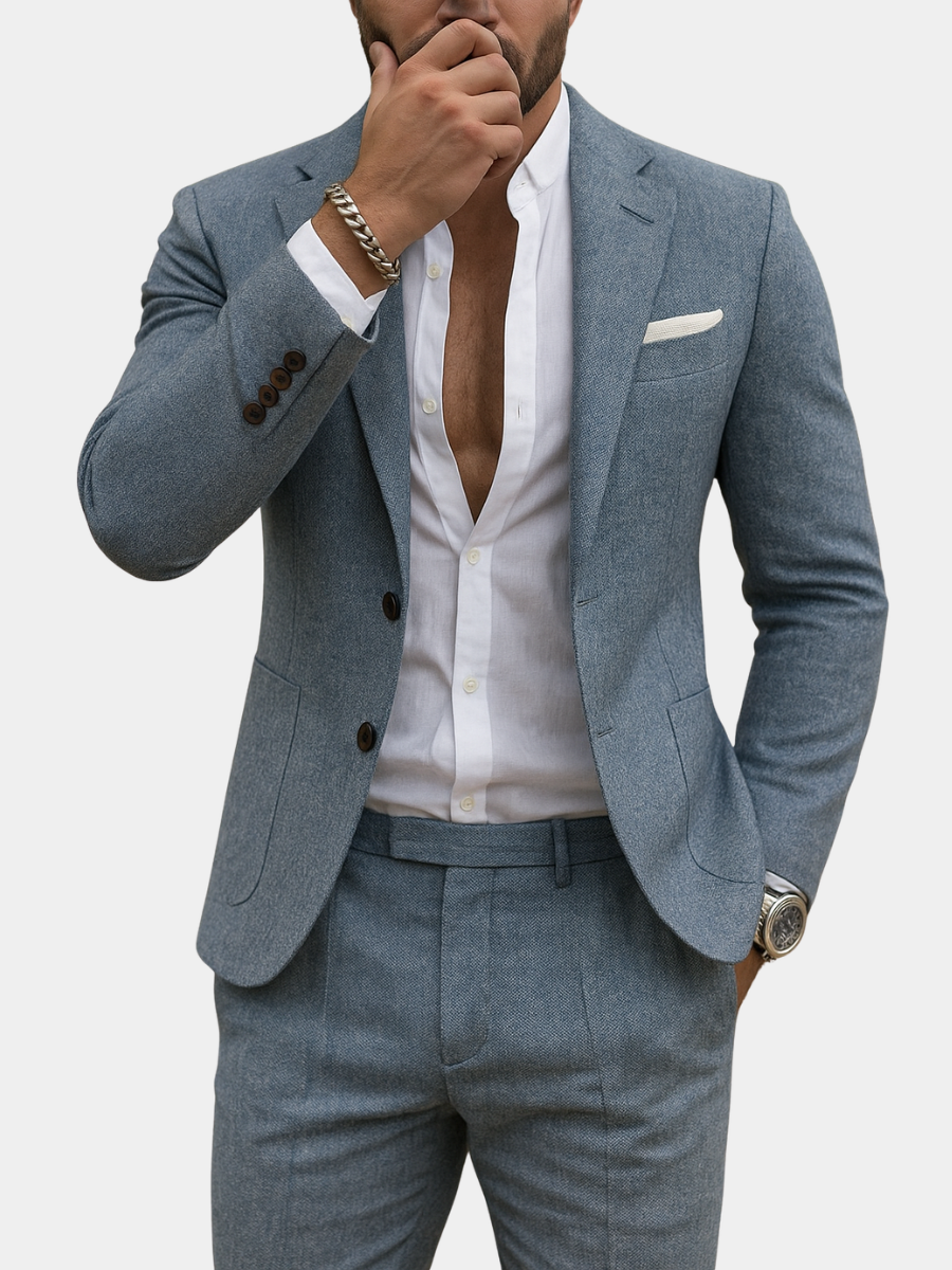Men's Slim Fit Tailored Suit | Wedding