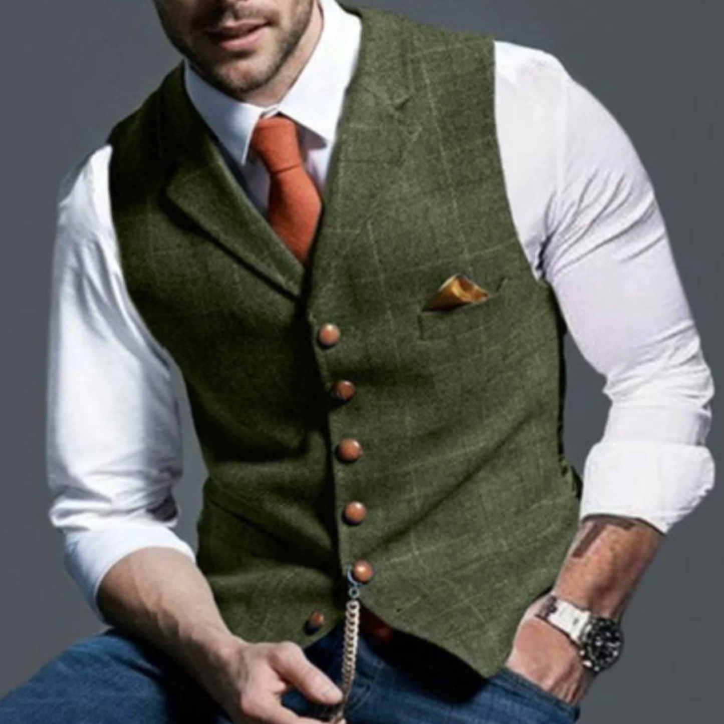 Men's Slim Fit Wedding Suit | Notch Lapel