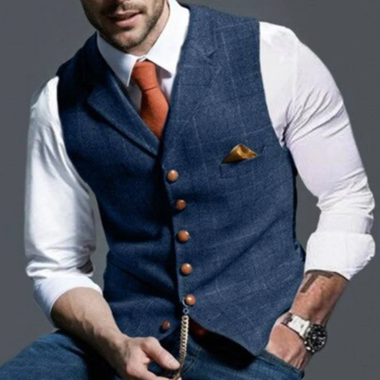 Men's Slim Fit Wedding Suit | Notch Lapel