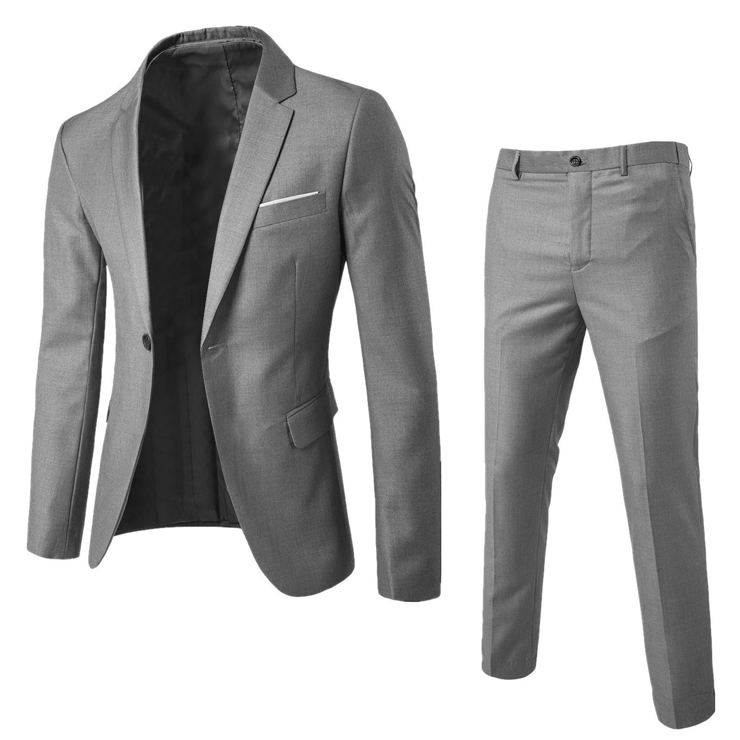 Men's Slim Fit Single Breasted Suit | Notch Lapel
