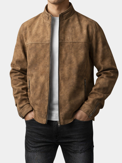 Men's Funnel Neck Jacket | Zip Up
