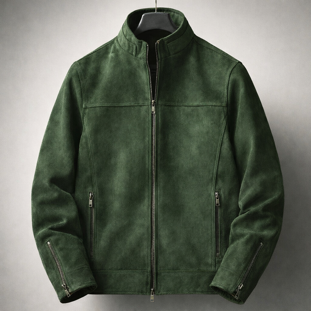 Men's Funnel Neck Jacket | Zip Up