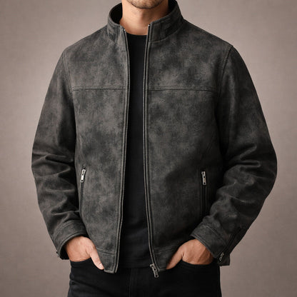 Men's Funnel Neck Jacket | Zip Up