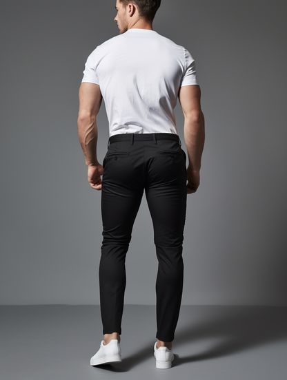 Men's Slim Tapered Chino Trousers | Slim Fit