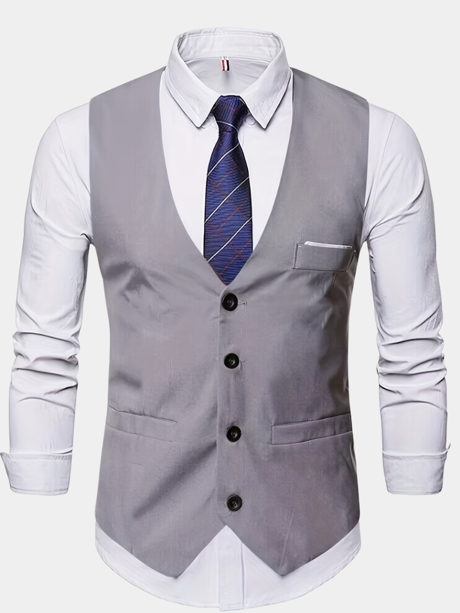 Men's Wedding Suit | V-neckline