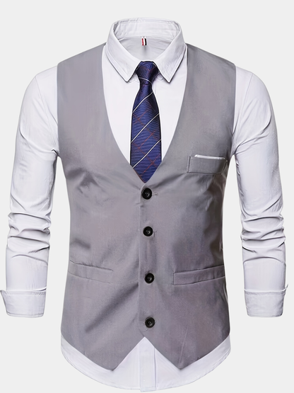 Men's Wedding Suit | V-neckline