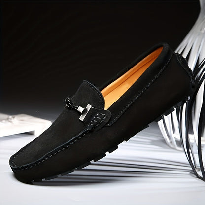 Men's Suede-Look Driving Loafers | Slip On