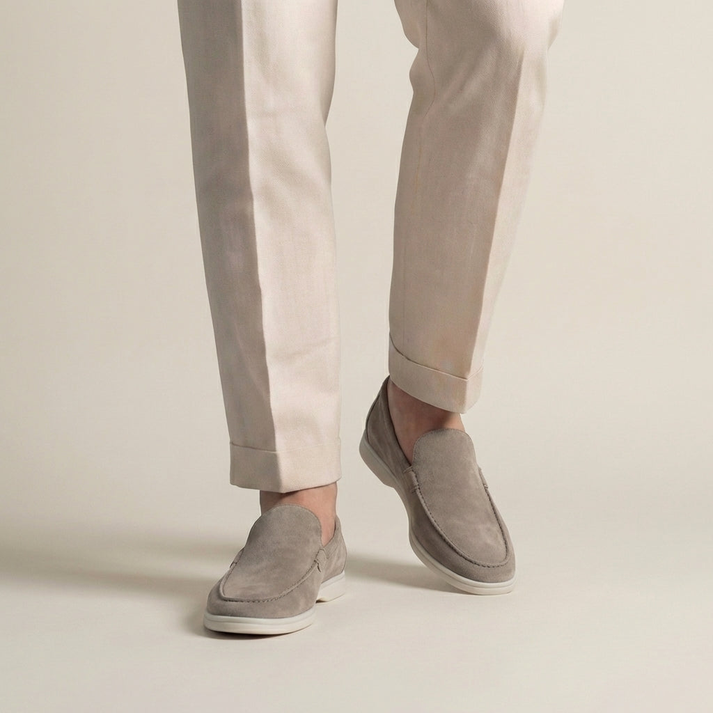 Men's Suede-Look Loafers | Slip On