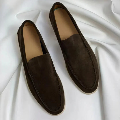 Men's Suede-Look Chunky Loafers | Slip On