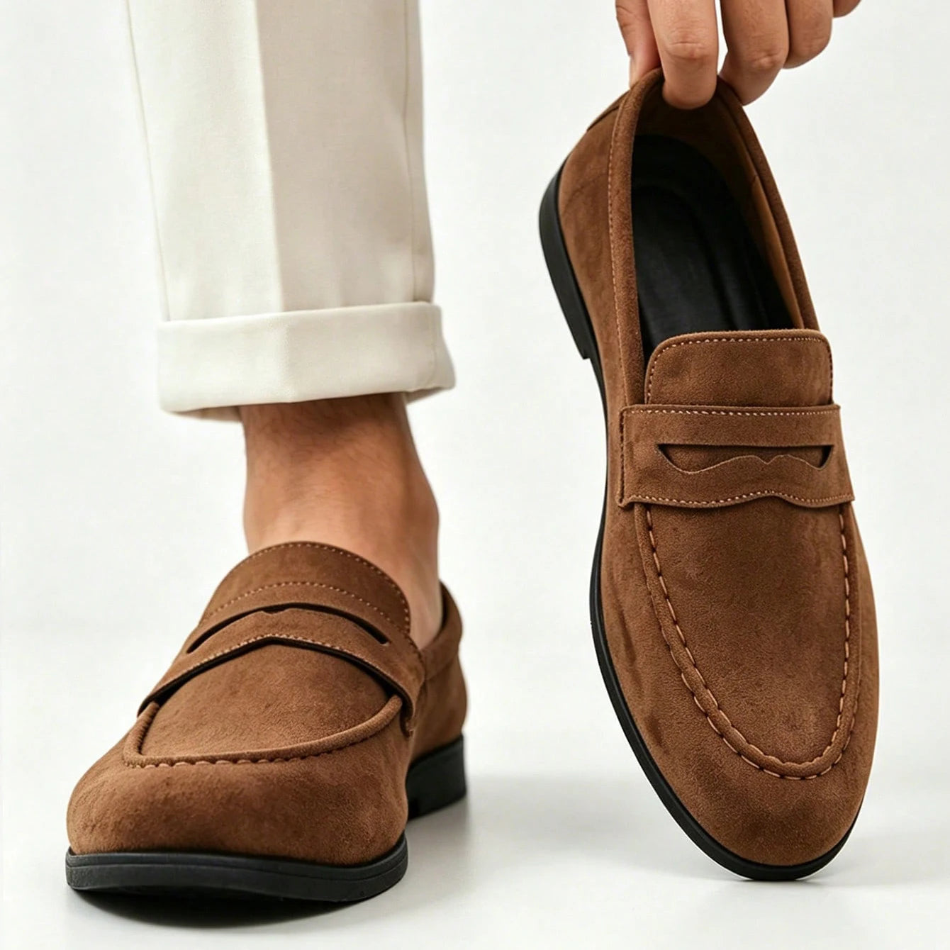 Men's Slip On Loafers | Penny Strap