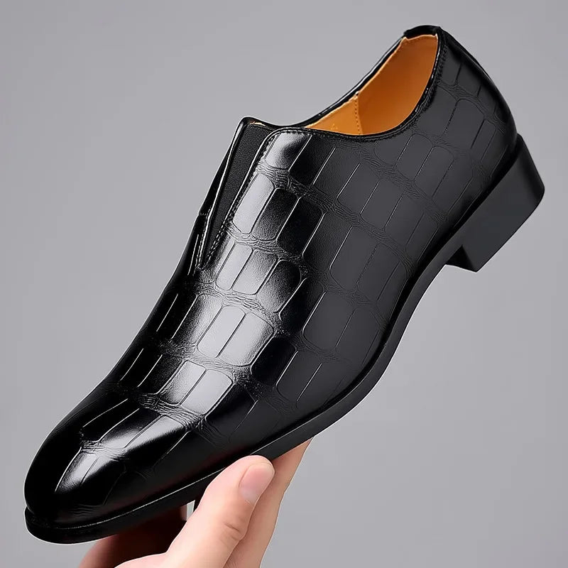 Men's Croc Slip On Loafers | Pointed Toe