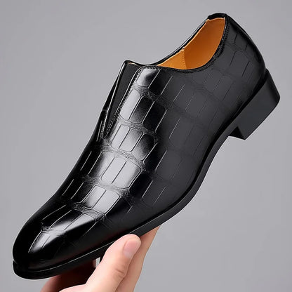 Men's Croc Slip On Loafers | Pointed Toe