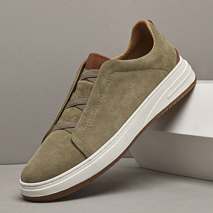 Men's Slip On Sports Trainers | Gum Sole
