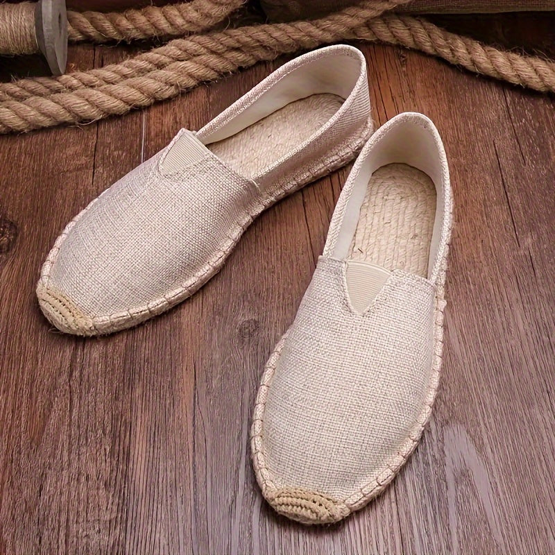 Men's Canvas Espadrilles | Slip On