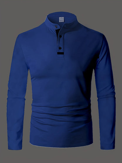 Men's Collar Polo Shirt | Long Sleeve