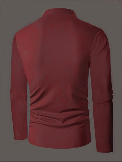 Men's Collar Polo Shirt | Long Sleeve