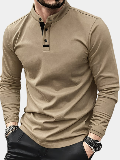 Men's Collar Polo Shirt | Long Sleeve