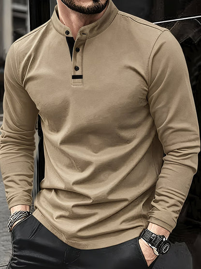 Men's Collar Polo Shirt | Long Sleeve