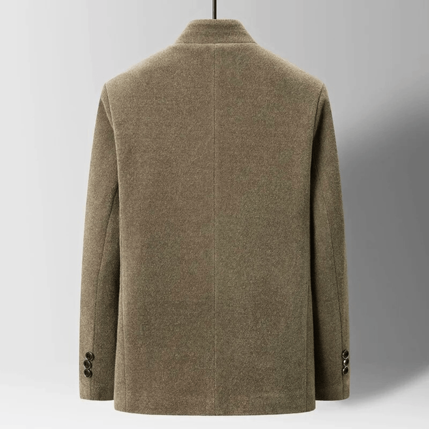 Men's Stand Collar Jacket | Quilted