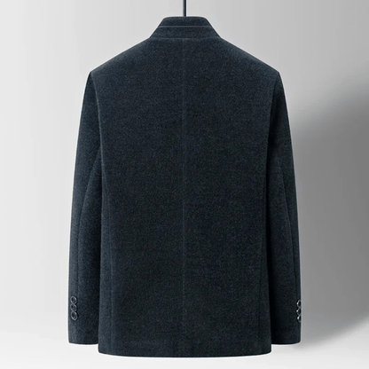 Men's Stand Collar Jacket | Quilted