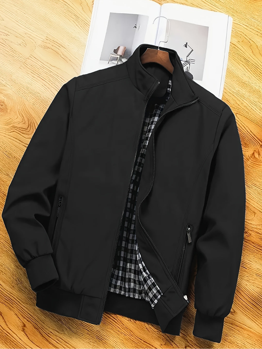 Men's Harrington Jacket | Zip Up