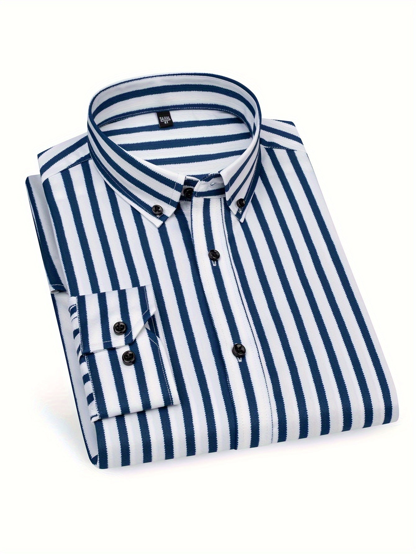Men's Striped Button Down Shirt | Long Sleeve