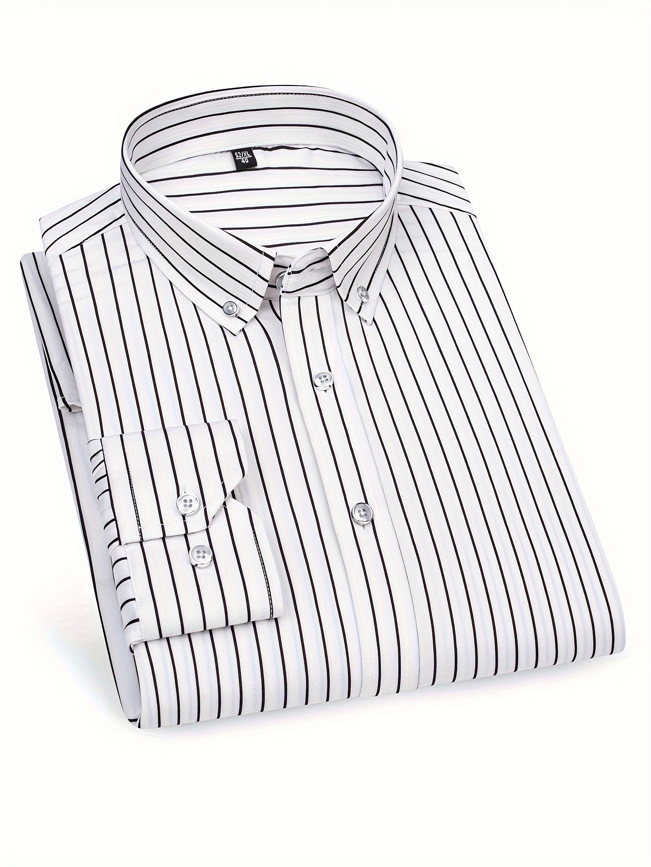 Men's Striped Button Down Shirt | Long Sleeve