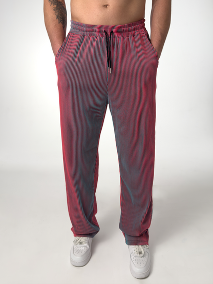 Men's Striped Trousers | Wide Leg