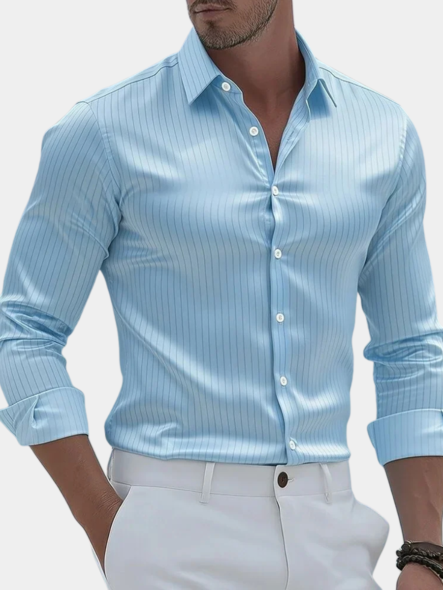 Men's Striped Shirt | Long Sleeve