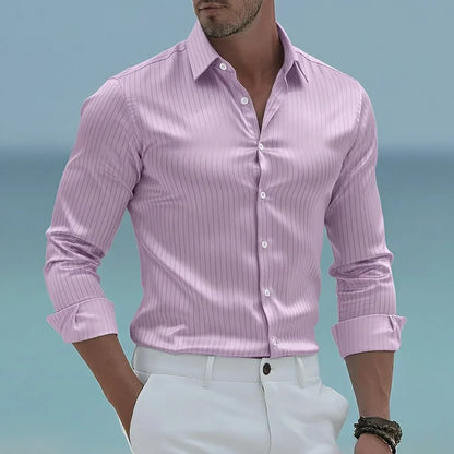 Men's Striped Shirt | Long Sleeve